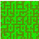  This one is called MAZE - but it is not truly a maze.  The inspiration was the levels and ladders in Mario - no symmetry intended, but not quite random.  